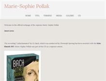 Tablet Screenshot of marie-sophie-pollak.de